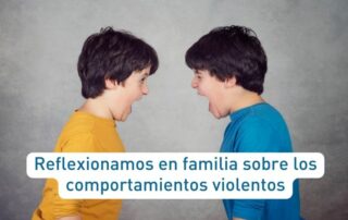 Reflexionamos en familia sobre los comportamientos violentos - Accion Familiar