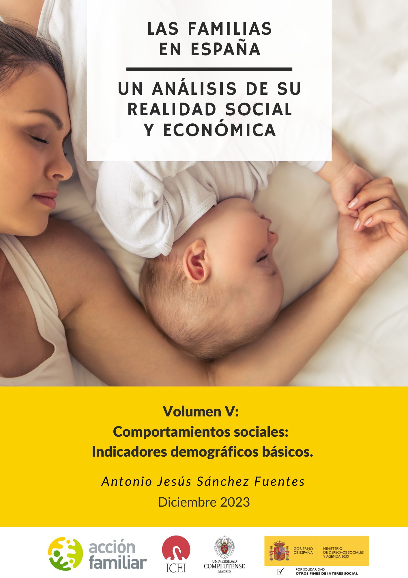 Observatorio de familia. Volumen V: Comportamientos sociales: Indicadores demográficos básicos.