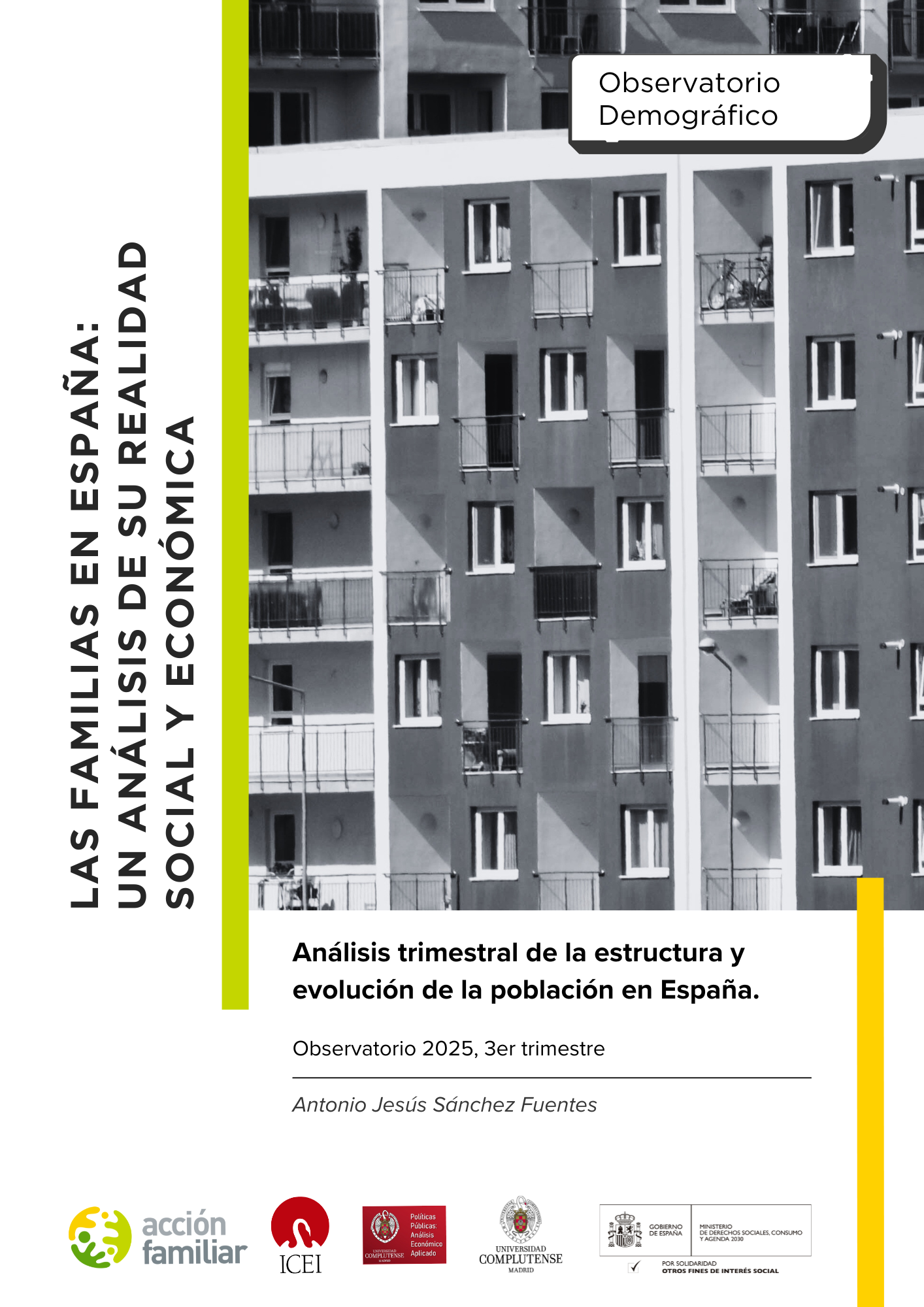 Análisis de la estructura y evolución de la población en España - 3er trimestre 2025